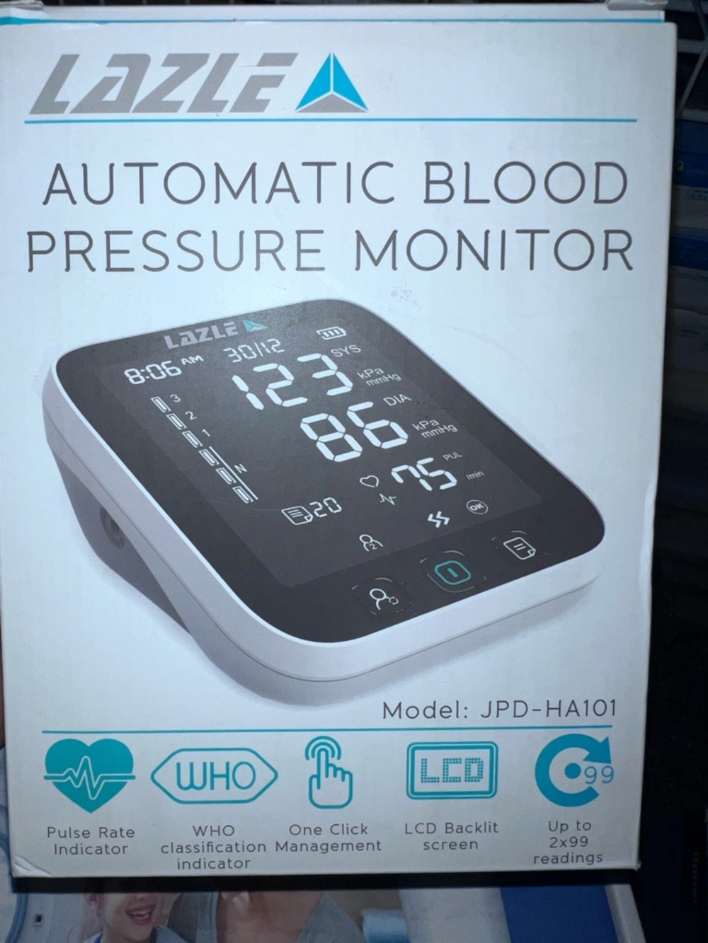 Automatic Blood Pressure Monitor - White